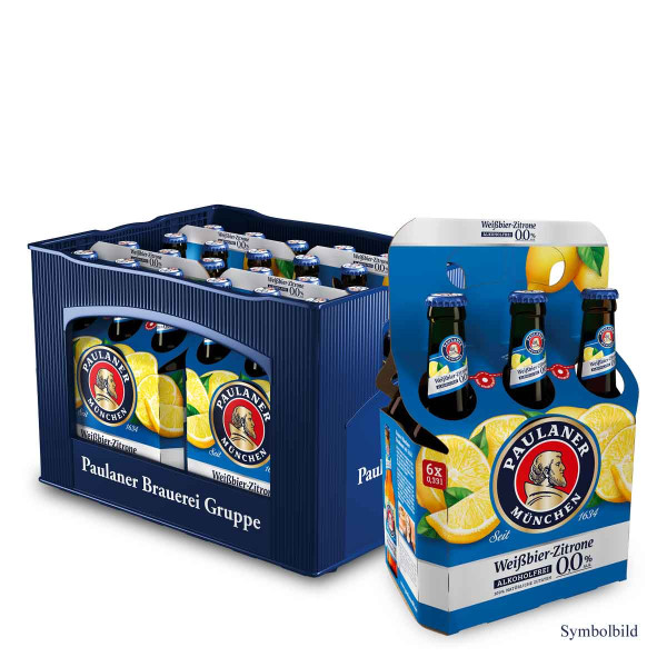 Paulaner Hefe Zitrone Alkoholfrei 0,0%