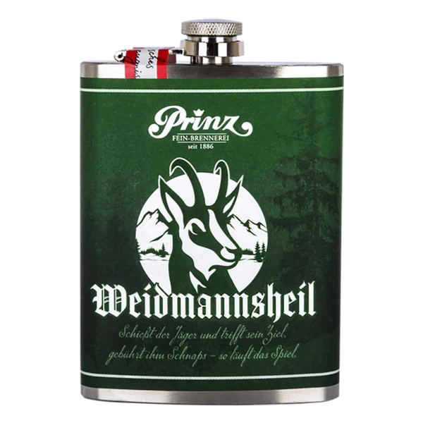 Prinz Flachmann Weidmannsheil Williams-Birnen Schnaps 40%