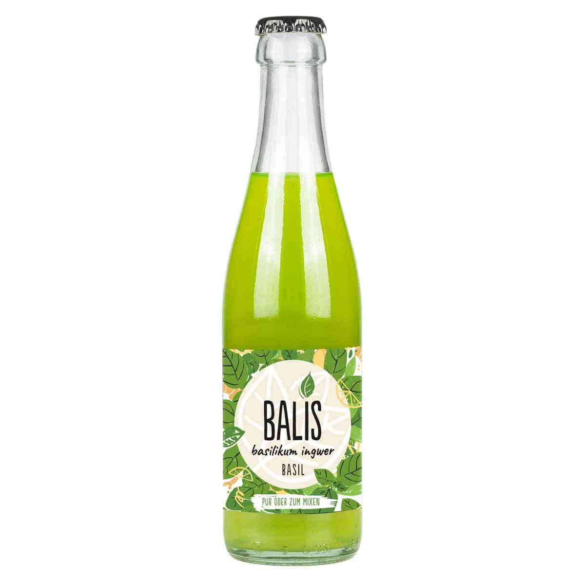 Balis Basil (Basilikum Ingwer Drink) (24 x 0,25l) VielDurst