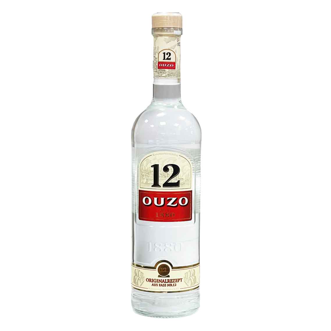 12 38% Ouzo Viel-Durst Vol. (0,7l) |