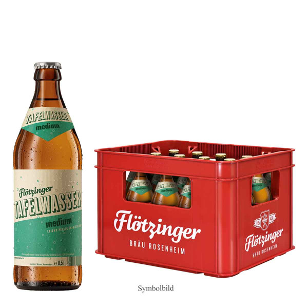 Flötzinger Tafelwasser medium