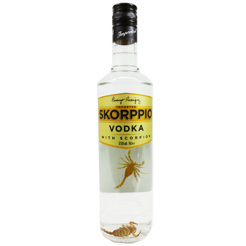 Vodka Scorpio mit echtem Skorpion 37,5%