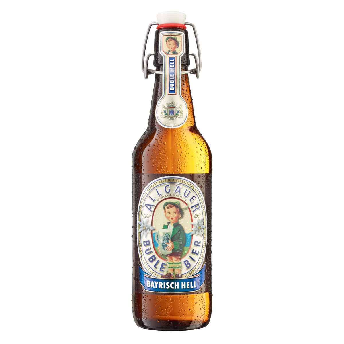 Targa Decorativa In Metallo Bayrisch Bier Hock Di Hera - 28x12 Cm Con Bordi In Rilievo